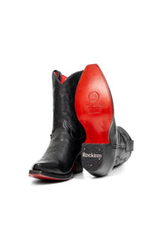 Claire Short Shaft Red Bottom Snip Toe Cowgirl Boot