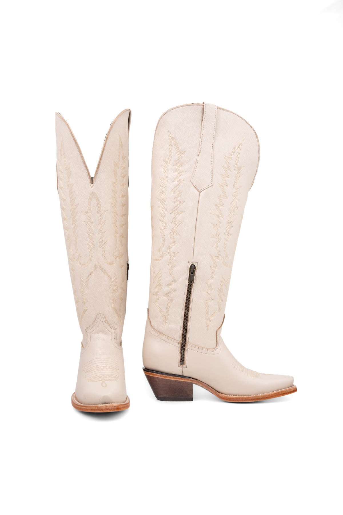 Kaylee Tall Wide Calf Friendly Snip Toe Cowgirl Boot