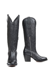 Angie Tall Round Toe Cowgirl Boot