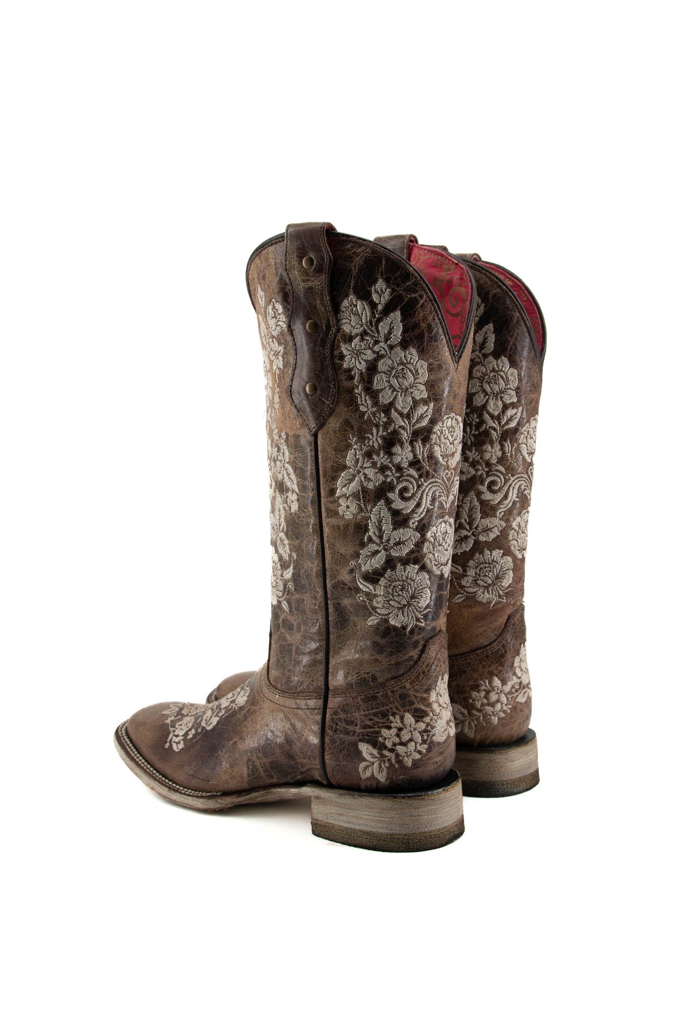 419 Maricela Crack Cafe Square Toe Cowgirl Boot