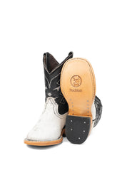 Little Aztec Cowhide Square Kids Boot Size 11 Box ZB8