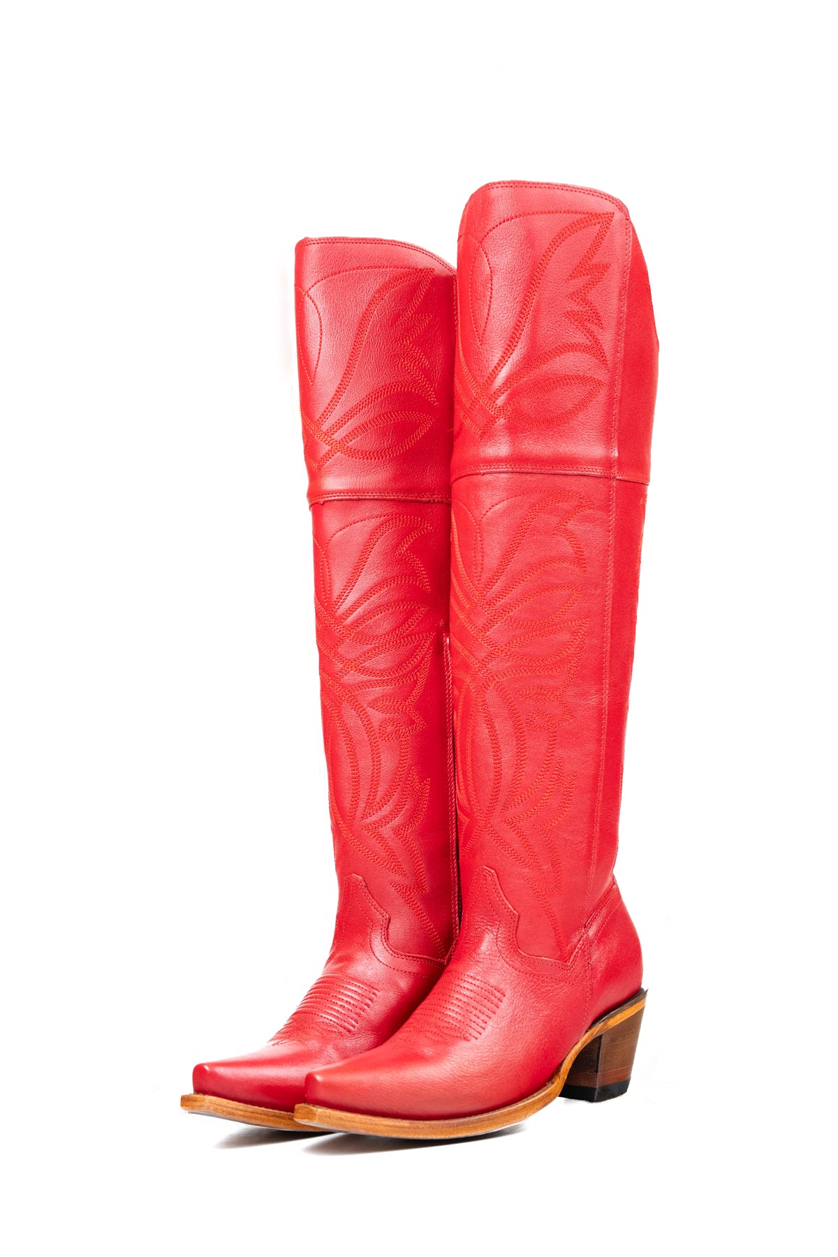 Myriam Knee High Snip Toe Cowgirl Boot – Rock'Em