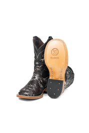 Little Aztec Cowhide Square Kids Boot Size 12 Box ZB10