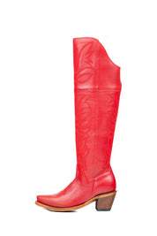 Myriam Knee High Snip Toe Cowgirl Boot