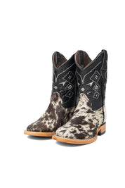 Little Aztec Cowhide Square Kids Boot Size 13 Box ZB12