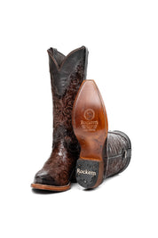 Mila Tooled Snip Toe Cowgirl Boot