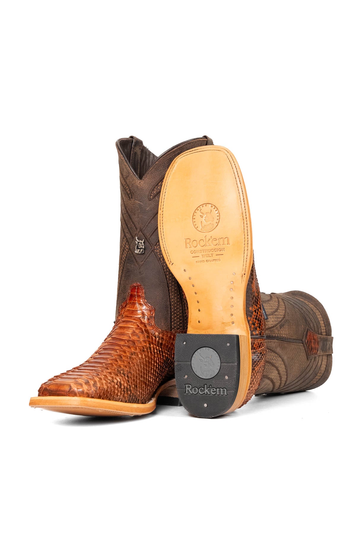 Monroe Python Square Toe Cowboy Boot