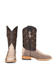 Bradley Python Square Toe Cowboy Boot