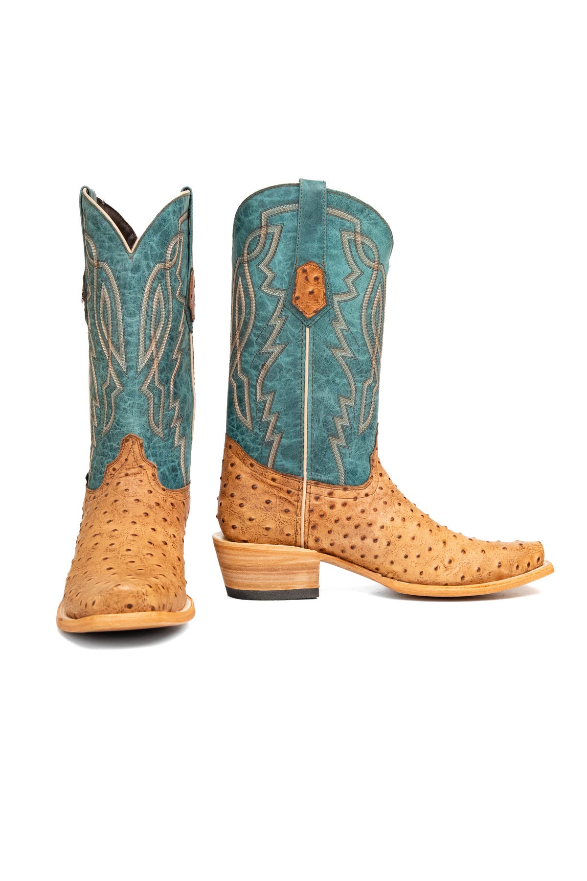 Renegate Ostrich Cutter Toe Cowboy Boot