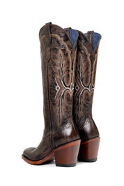 Amanda Tall Round Toe Cowgirl Boot