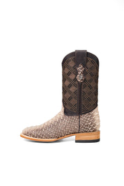 Bradley Python Square Toe Cowboy Boot