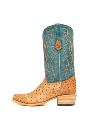 Renegate Ostrich Cutter Toe Cowboy Boot