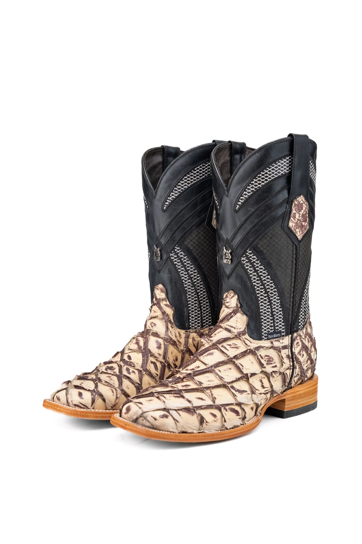 Monroe Pirarucu Square Toe Cowboy Boot
