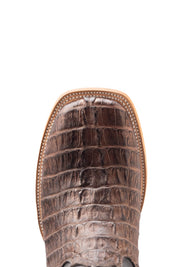 Monroe Caiman Tail Square Toe Cowboy Boot