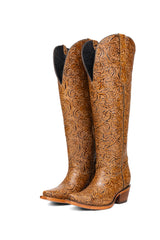 Nancy Tall Wide Calf Snip Toe Cowgirl Boot