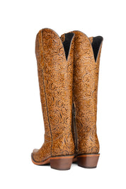 Nancy Tall Wide Calf Snip Toe Cowgirl Boot