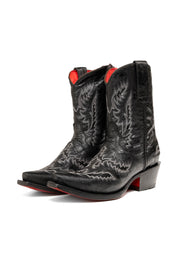 Magali Red Bottom Snip Toe Ankle Boot