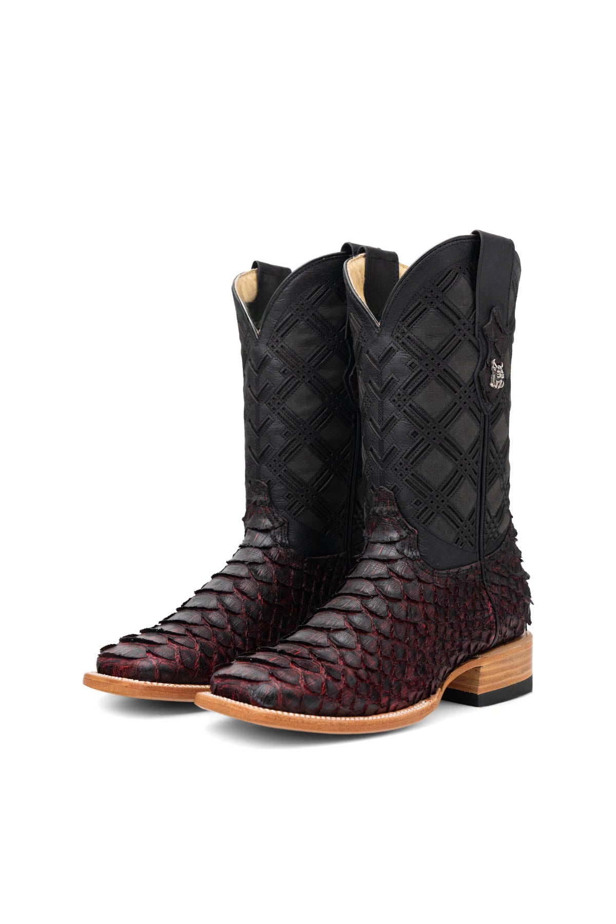 Bradley Python Square Toe Cowboy Boot