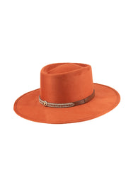 Rock'em Oval Topback Suede Hat