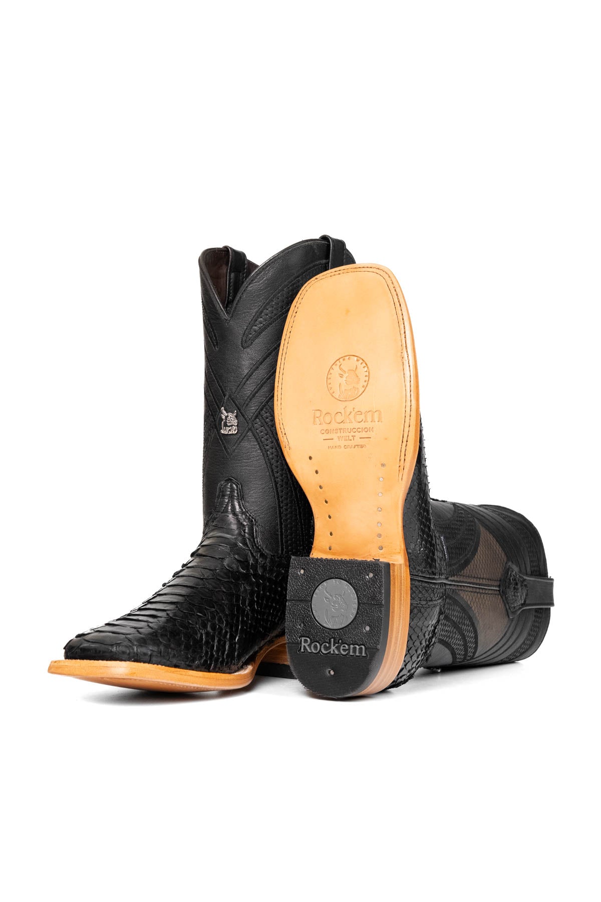 Monroe Python Square Toe Cowboy Boot