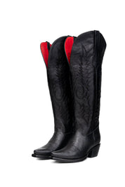 Kaylee Tall Wide Calf Friendly Snip Toe Cowgirl Boot