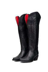 Kaylee Tall Wide Calf Friendly Snip Toe Cowgirl Boot