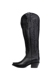 Kaylee Tall Wide Calf Friendly Snip Toe Cowgirl Boot