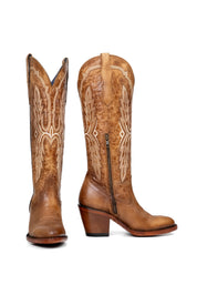 Amanda Tall Round Toe Cowgirl Boot