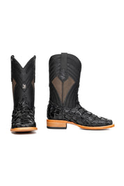 Monroe Pirarucu Exotic Square Toe Cowboy Boot