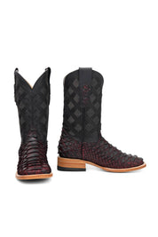 Bradley Python Square Toe Cowboy Boot