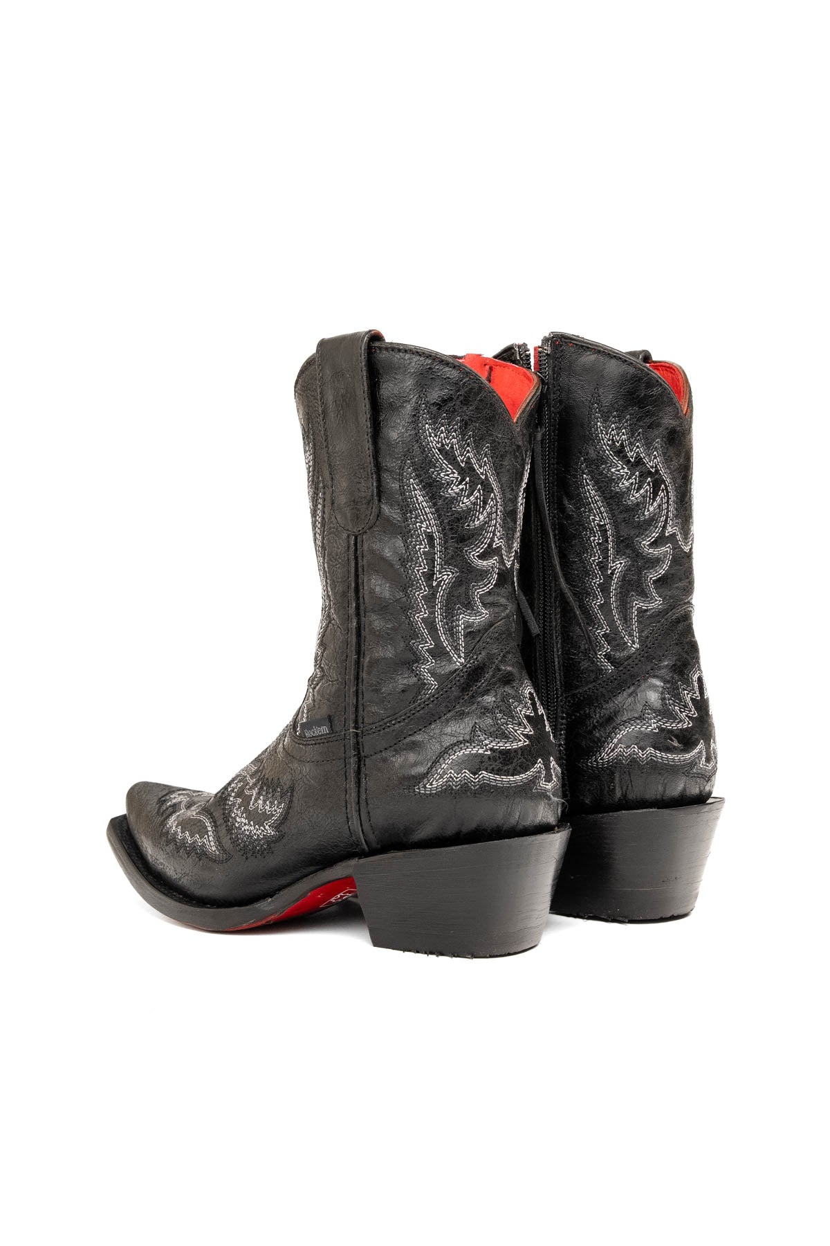 Magali Red Bottom Snip Toe Ankle Boot