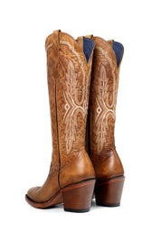 Amanda Tall Round Toe Cowgirl Boot
