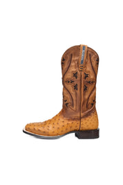 Ostrich Brady Square Toe Cowboy Boot