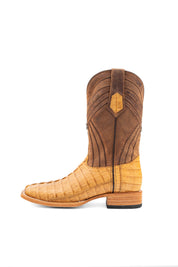Monroe Caiman Tail Square Toe Cowboy Boot