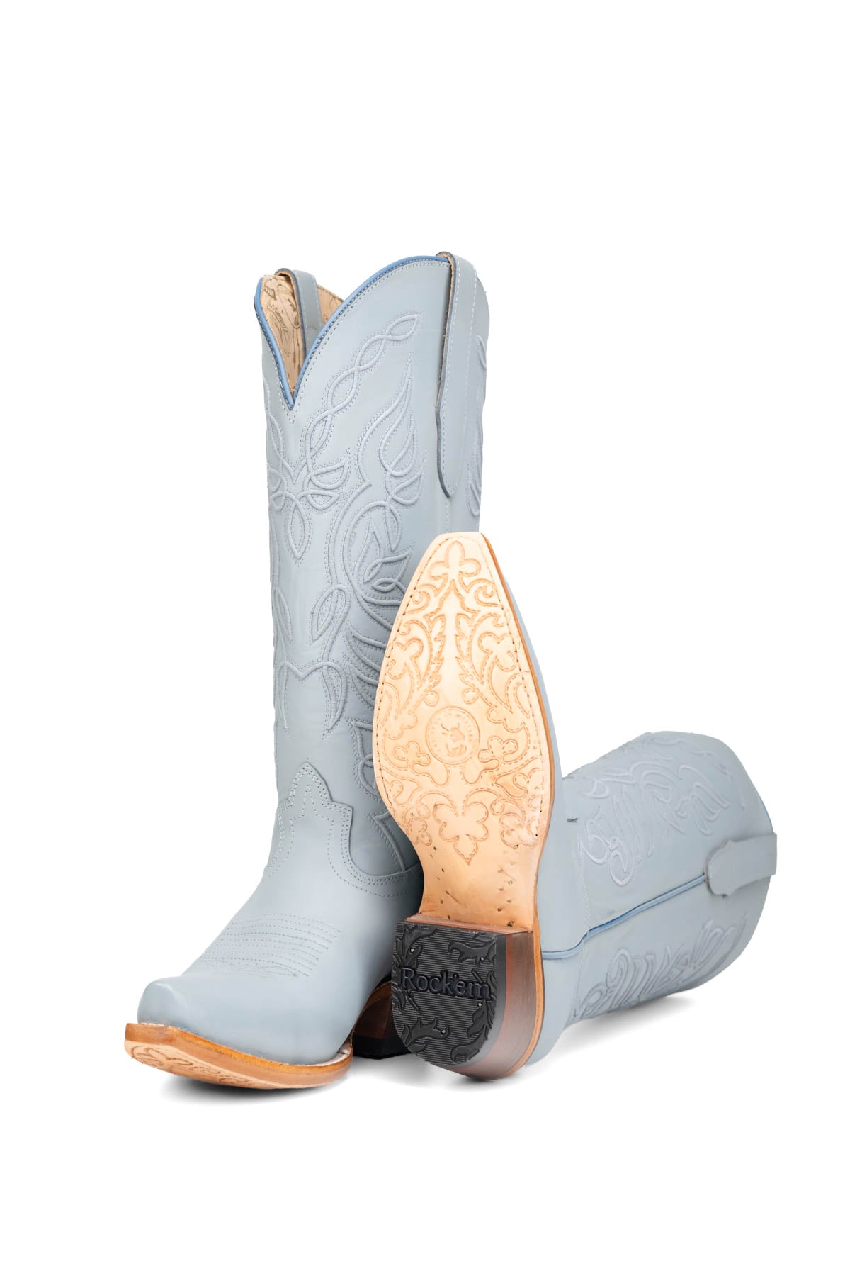 Sally Midi Wide Calf Snip Toe Cowgirl Boot