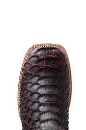 Bradley Python Square Toe Cowboy Boot
