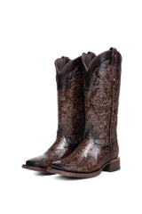 452 Mila Flor De Luz Square Toe Cowgirl Boot