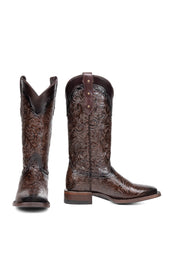 452 Mila Flor De Luz Square Toe Cowgirl Boot