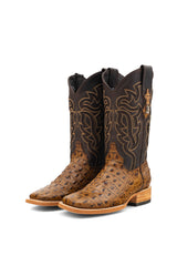 Bruce Hornback Youth Square Toe Cowboy Boot