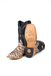 Monroe Pirarucu Square Toe Cowboy Boot