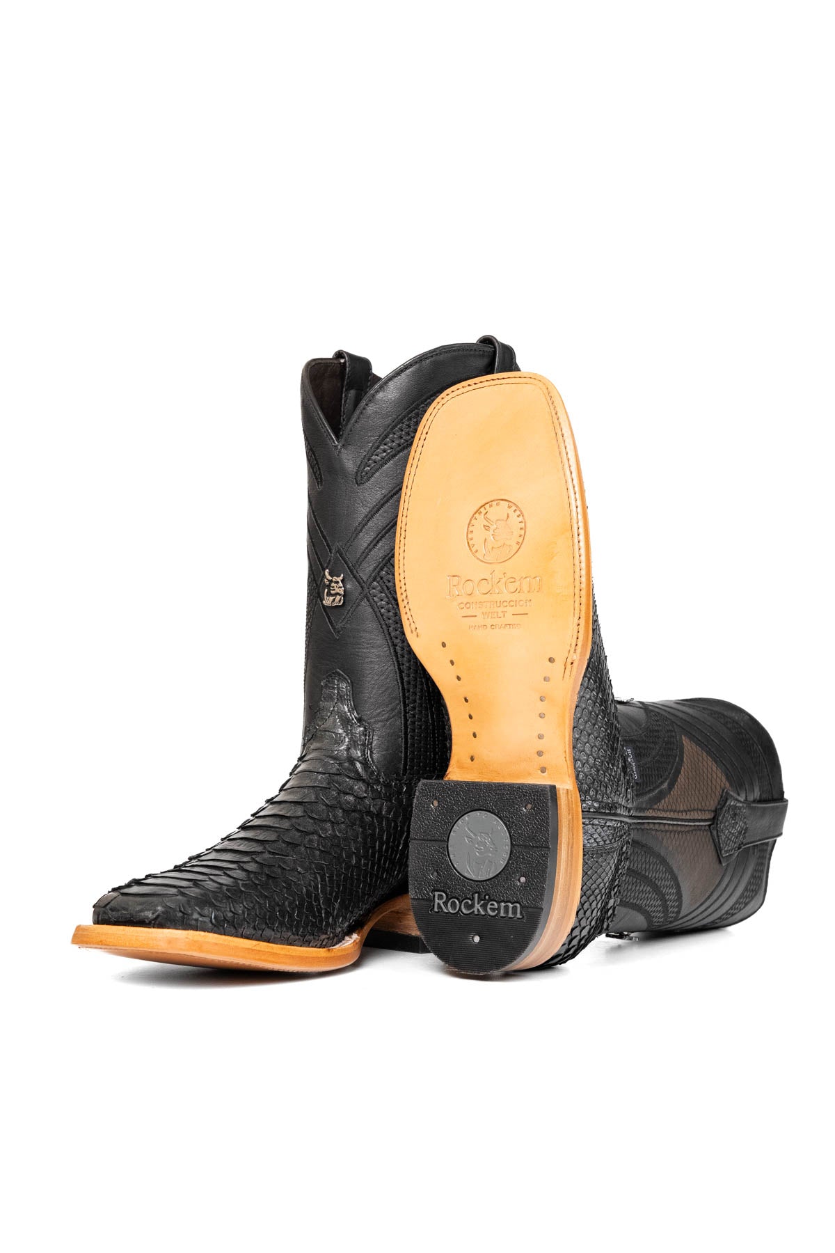 Monroe Python Square Toe Cowboy Boot