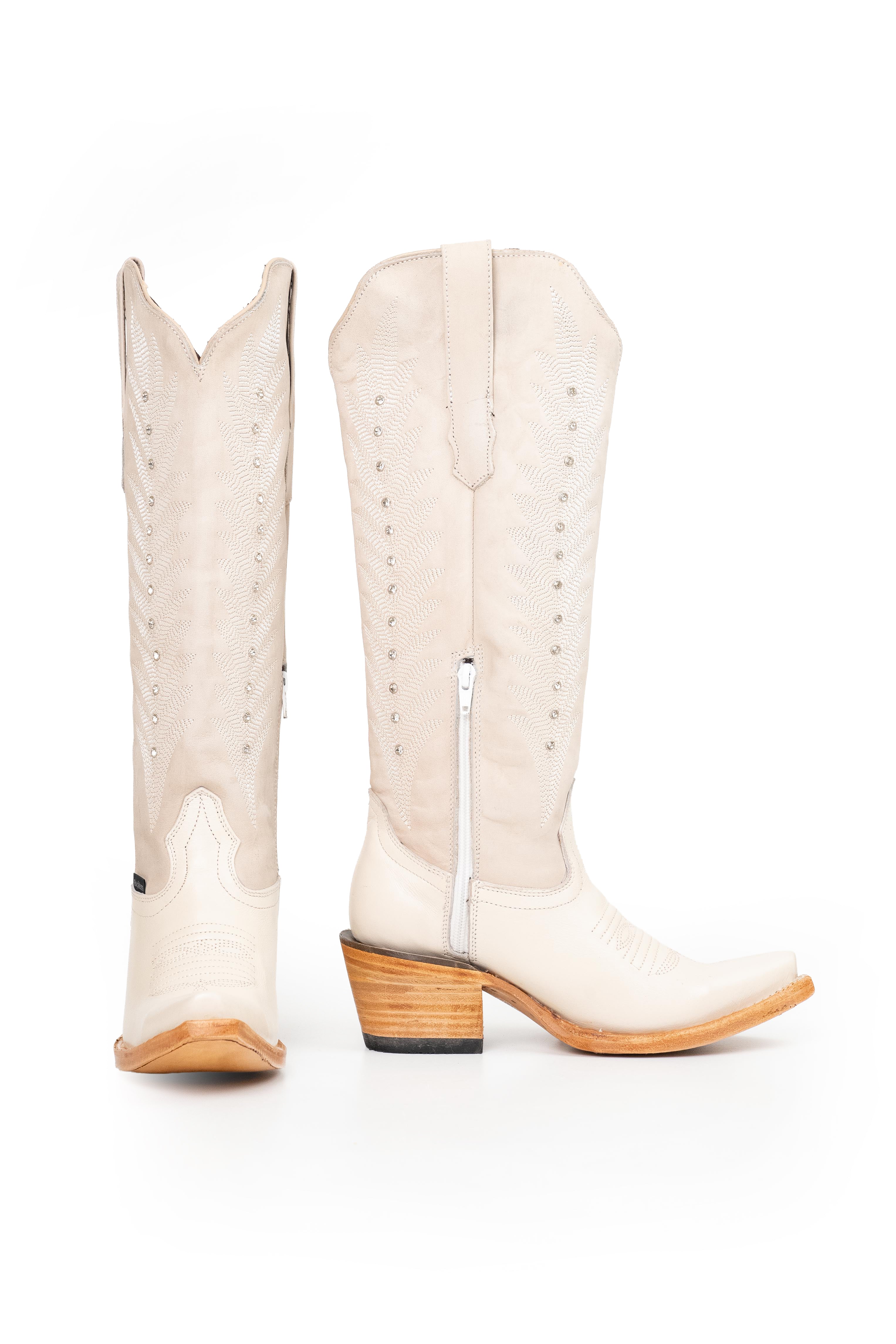 Sierra Crystal Belle Tall  Snip Toe Cowgirl Boot