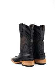Monroe Caiman Tail Square Toe Cowboy Boot