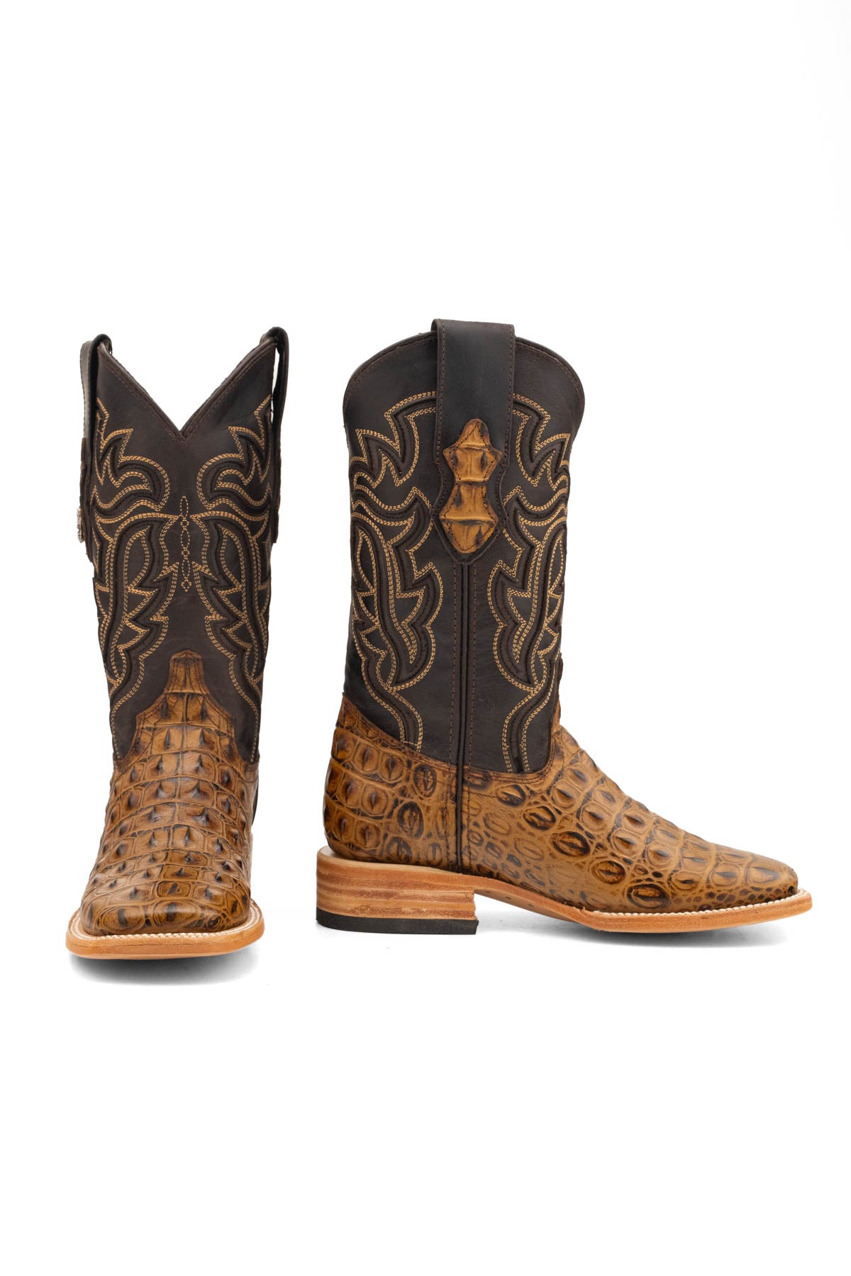 Bruce Hornback Youth Square Toe Cowboy Boot