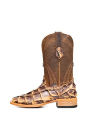 Monroe Pirarucu Exotic Square Toe Cowboy Boot