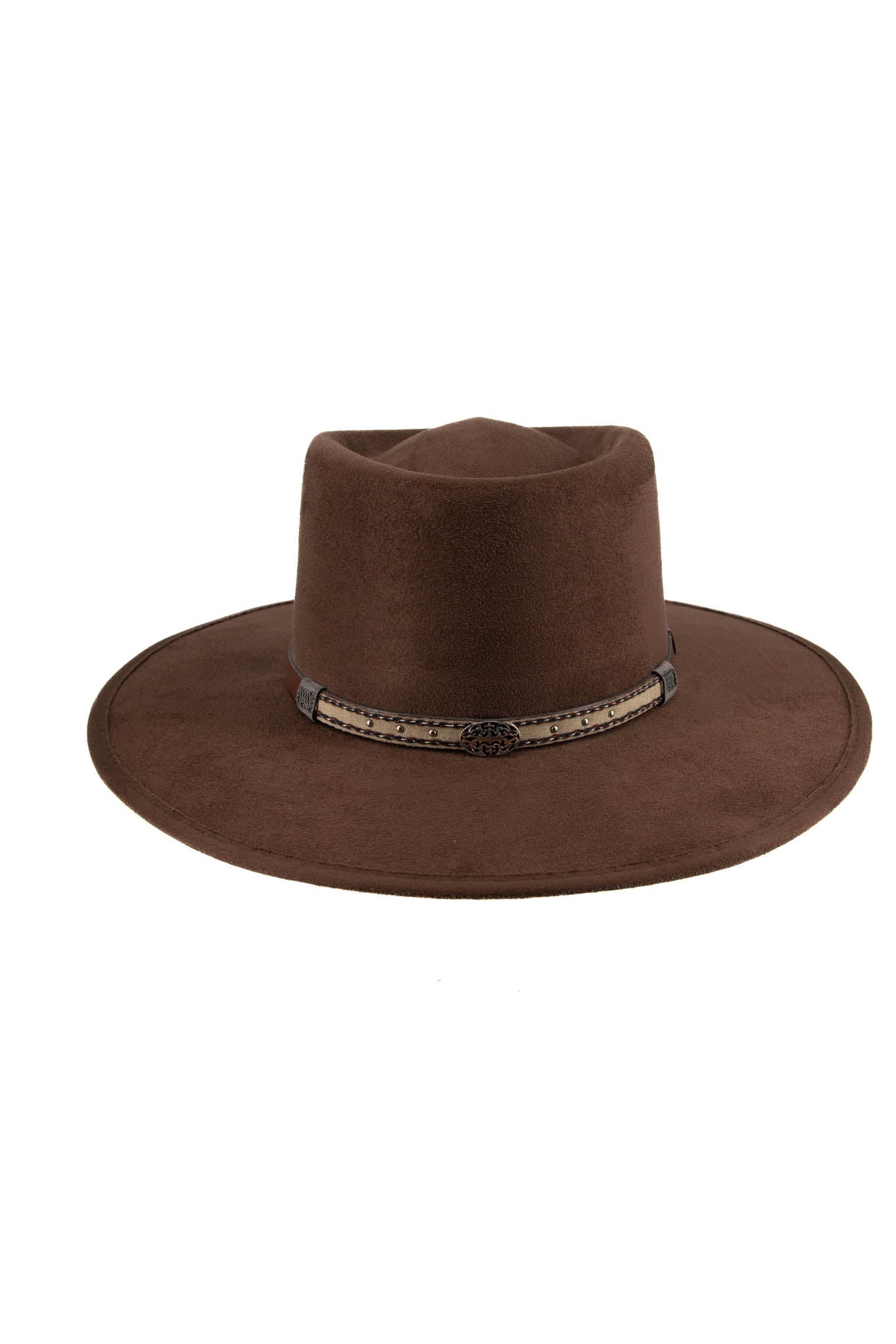 Rock'em Oval Topback Suede Hat