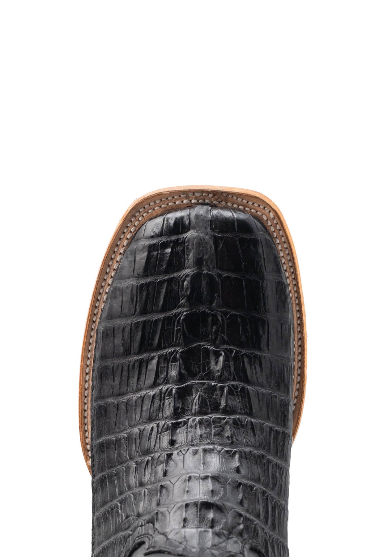 Monroe Caiman Tail Square Toe Cowboy Boot