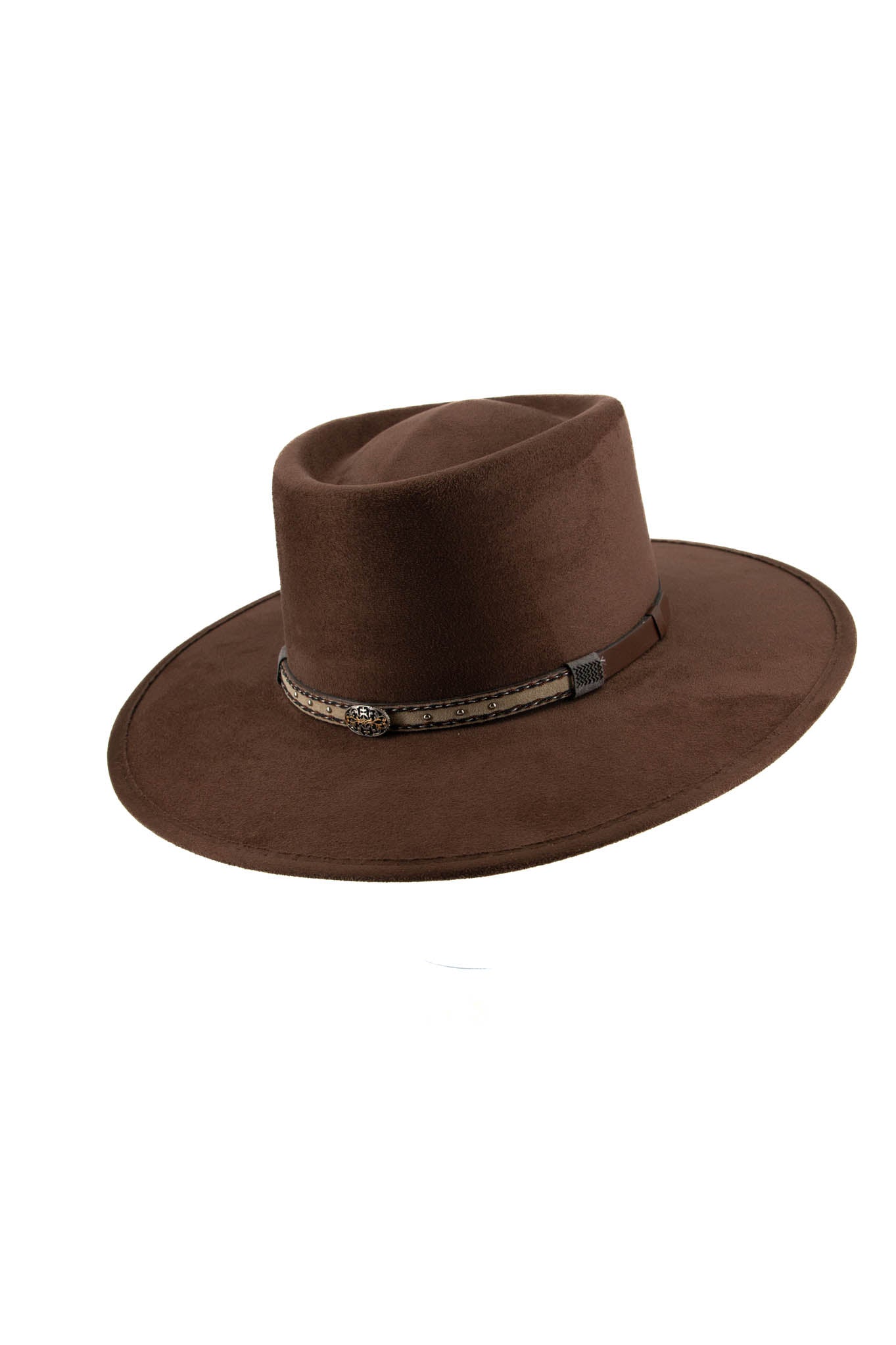 Rock'em Oval Topback Suede Hat