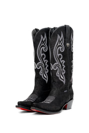 Alia Midi Red Bottom Snip Toe Cowgirl Boot