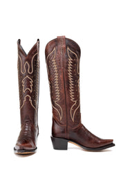 Sophia Tall Snip Toe Cowgirl Boot